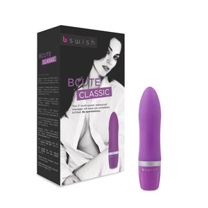 B-Swish Bcute Classic Intimate Vibrating Massager Purple with Box