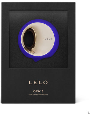 LELO ORA 3 oral pleasure simulator in black packaging