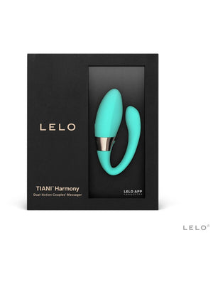 LELO Tiani Harmony Dual Massager in Lelo packaging on a white background
