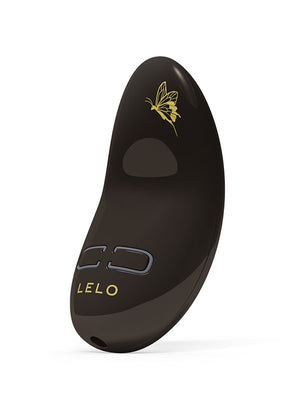 Black device with 'LELO Nea 3 Petite Vibrators' branding on a white background