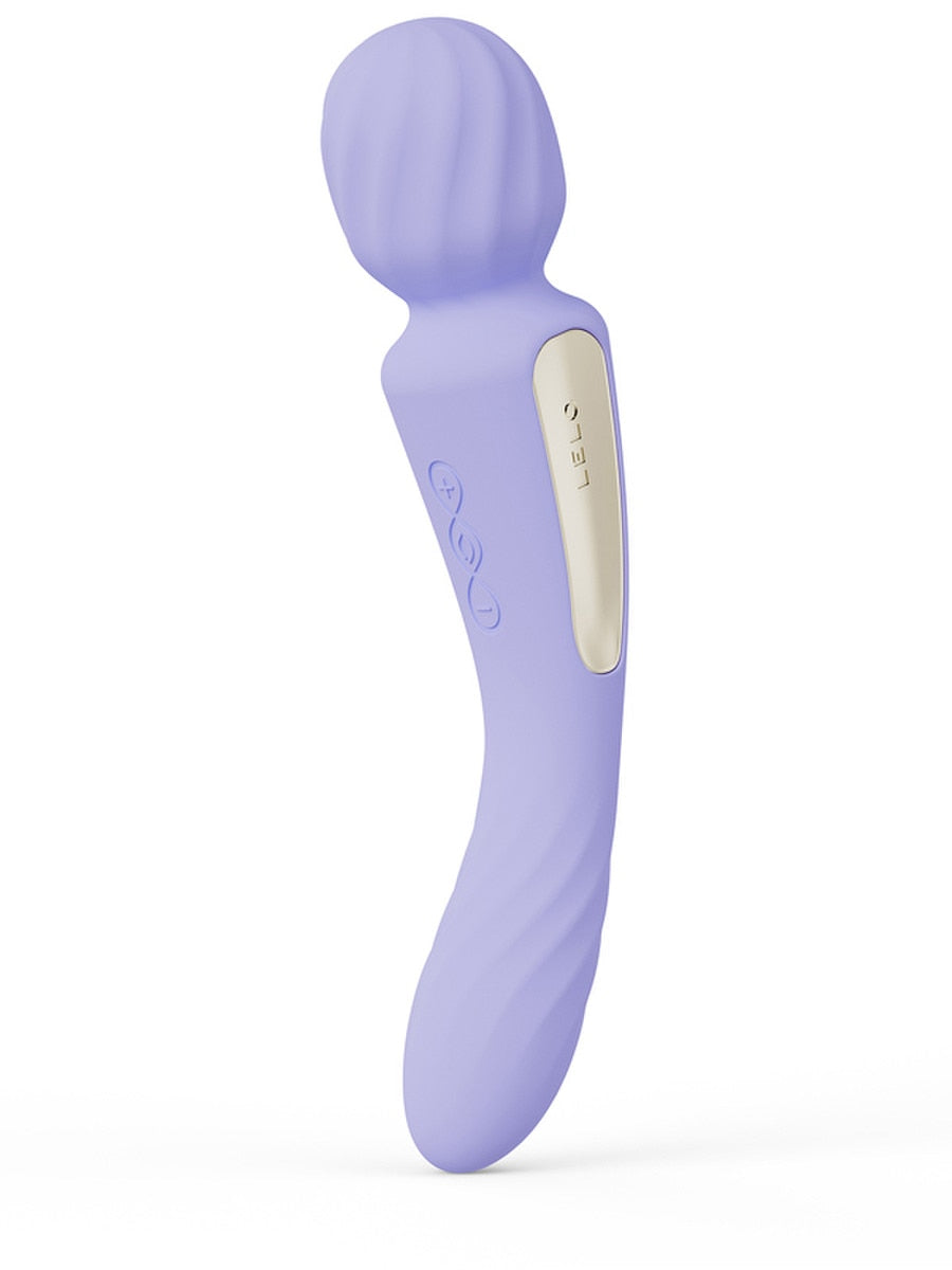 Purple Lelo Switch 8 Double Ended Vibrator with a brand logo on a white background