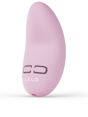 Pink silicone egg-shaped product with 'Lelo Nea 3 2.9 Massager' branding on a white background