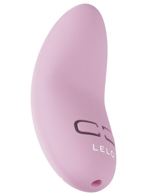 Pink silicone bullet with 'Lelo Nea 3 2.9 Massager' branding on a white background
