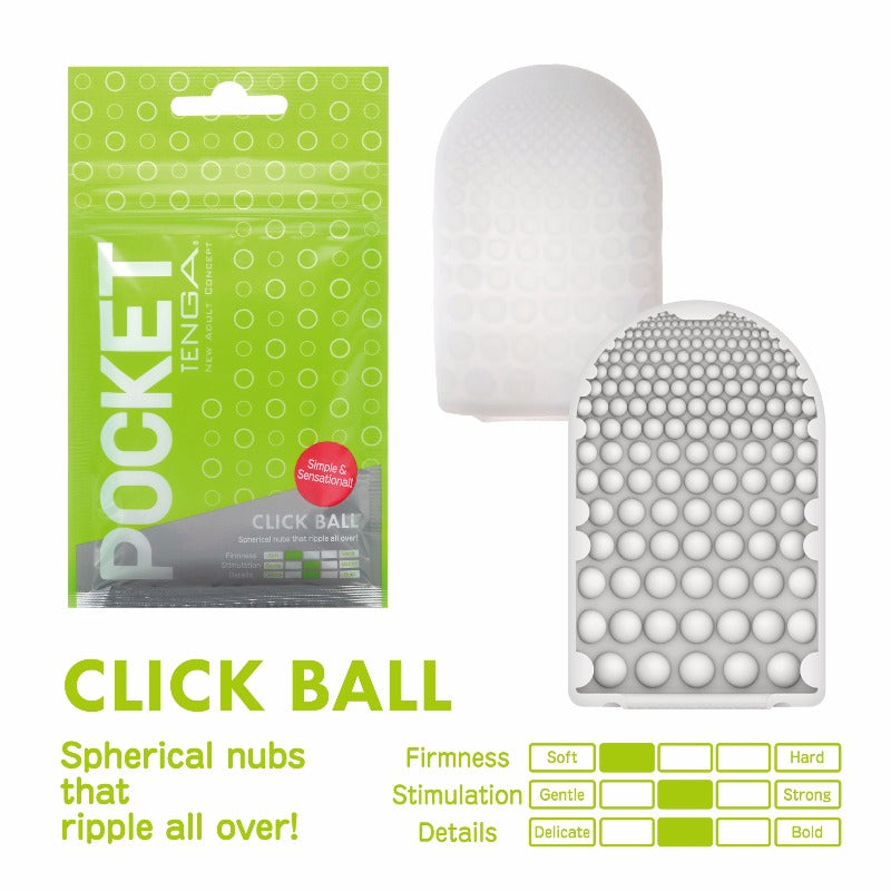 Tenga Pocket Masturbation Sleeve: Click Ball