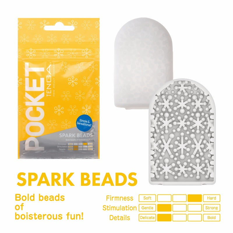 Tenga Pocket Masturbation Sleeve: Sparks Bead