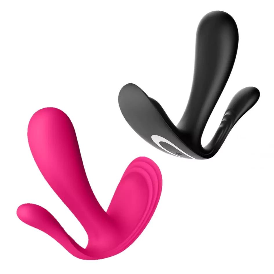 Satisfyer Top Secret Wearable Vibrator pink & black