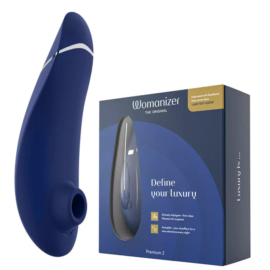 Womanizer Premium 2 Blueberry with box