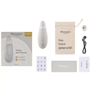 Womanizer Premium 2 grey accessories