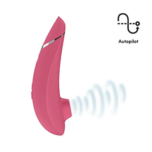 Womanizer Premium Air Pulse Clitoral Vibrator - Pink with Autopilot
