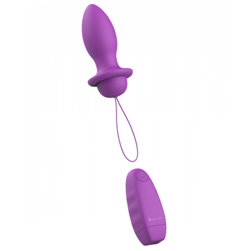 B-Swish Bfilled Classic Unleashed Vibrating Anal Plug - Orchid