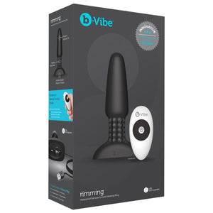 B-Vibe USB Rechargeable Rimming Plug Black Box