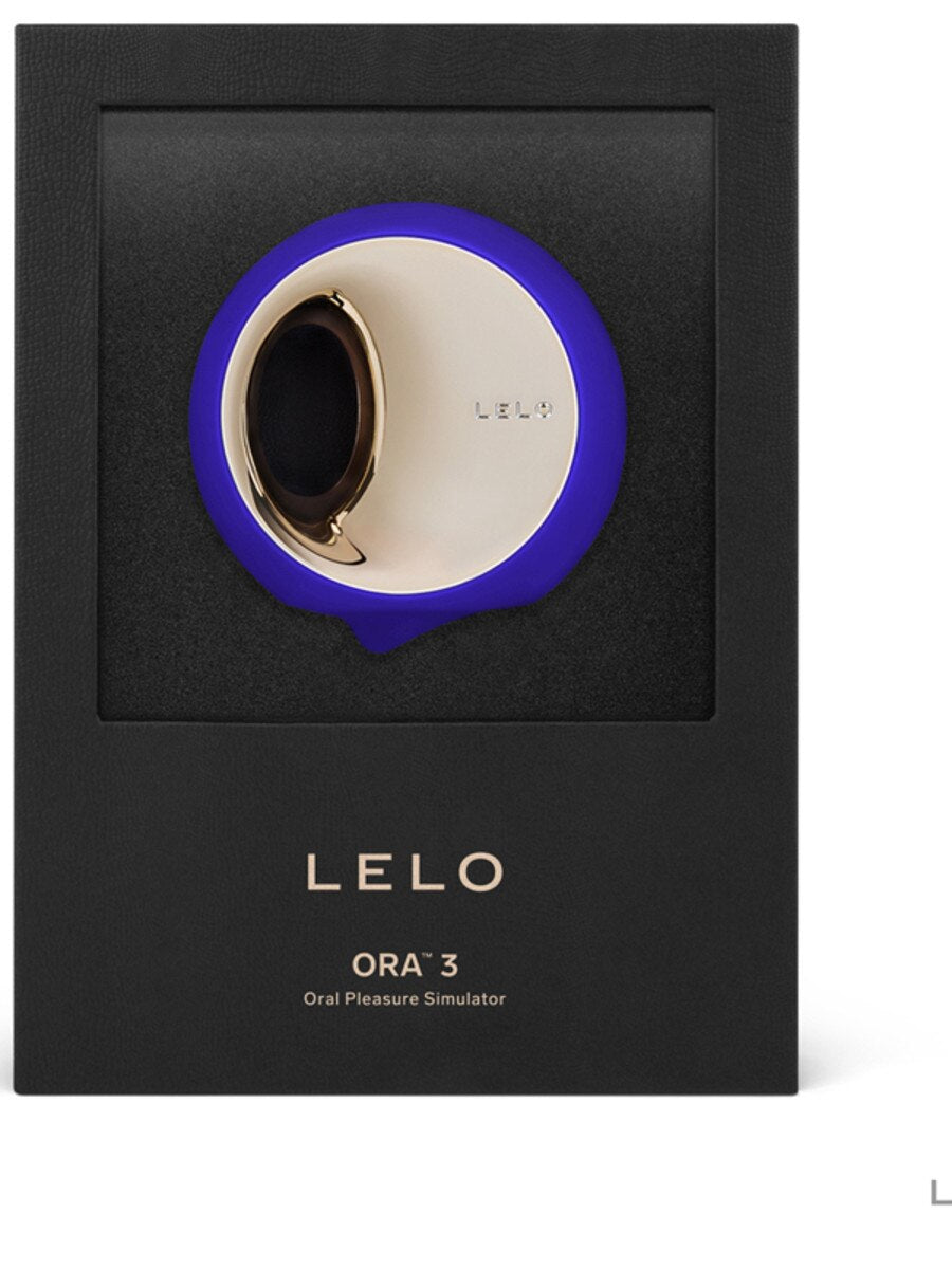 LELO ORA 3 oral pleasure simulator in black packaging