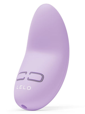 Purple electronic device with 'LELO Lily 3 Personal Massager' branding on a white background