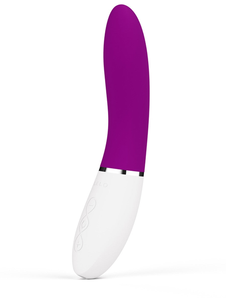 Purple and white LELO Liv 3 Vibrator 
on a white background