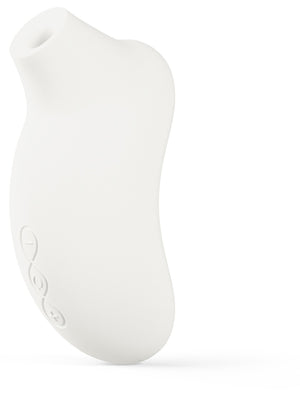 White silicone Lelo Sona 3 Sonic Massager on a white background
