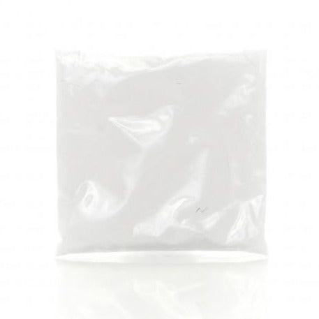 Clear plastic bag on a white background
