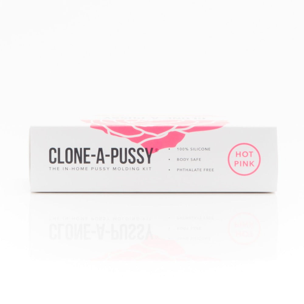 Clone-A-Pussy product packaging on a white background
