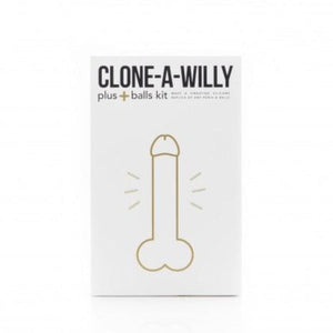 Clone-A-Willy product packaging on a white background