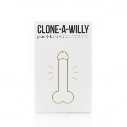 Clone-A-Willy product packaging on a white background