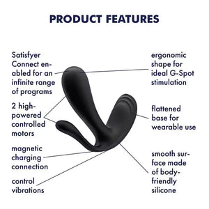 Satisfyer Top Secret Wearable Vibrator features