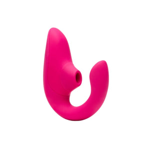 Pink Womanizer Blend Massager on a white background