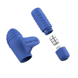 B-Swish Bteased Basic Mini Vibrator Denim with battries