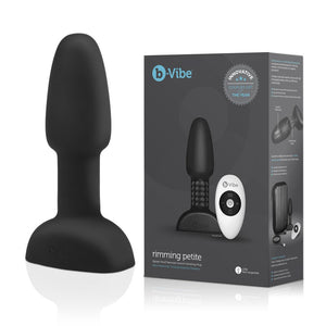 B-Vibe USB Rechargeable Petite Rimming Plug balck