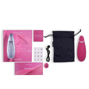 Womanizer Premium Air Pulse Clitoral Vibrator - Pink Box with Full accessories 